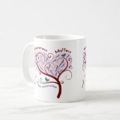 Mug Conscience de syndrome de Down (Devant gauche)