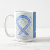 Mug Conscience des troubles alimentaires Ruban Angel M (Gauche)