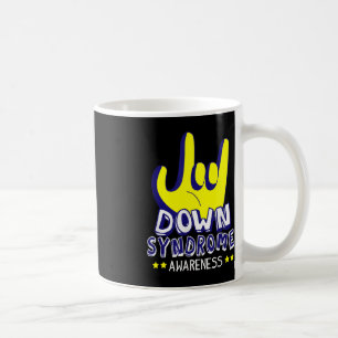 Mug Conscience du syndrome de Down Je vous aime ASL SI