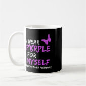 Mug Conscience Je Porte Le Violet Pour Moi-Même 1 (Gauche)