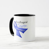 Mug Conscience oesophagienne de Cancer de ruban (Devant gauche)