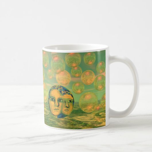 Mug Conscience - or et réveil vert (Droite)