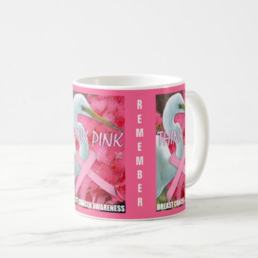 Mug Conscience rose (Devant droit)