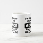 Mug Conseil contre Sarcasm Funny T-shirt (Centre)