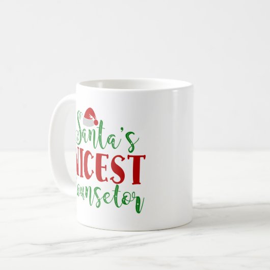 Mug Conseil de père Noël (Devant gauche)