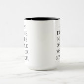 Mug Conseil d'erreur amusant (Centre)