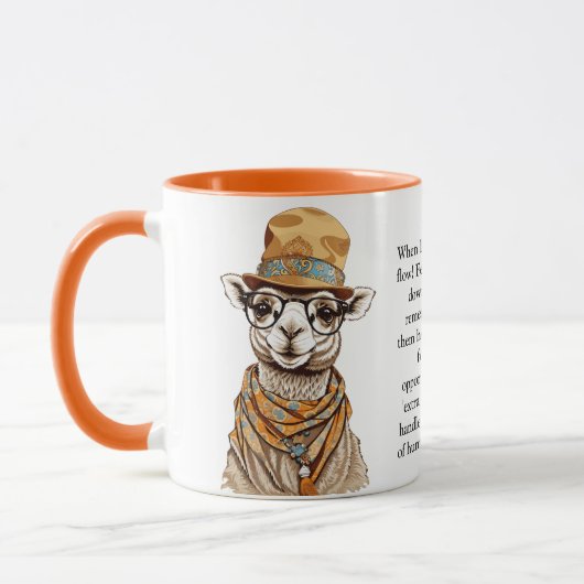 Mug Conseil Drôle D'Un Camel (Gauche)