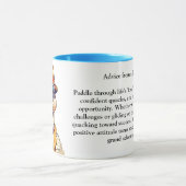 Mug Conseil Drôle D'Un Canard (Centre)