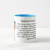 Mug Conseil Drôle D'Un Chien (Centre)