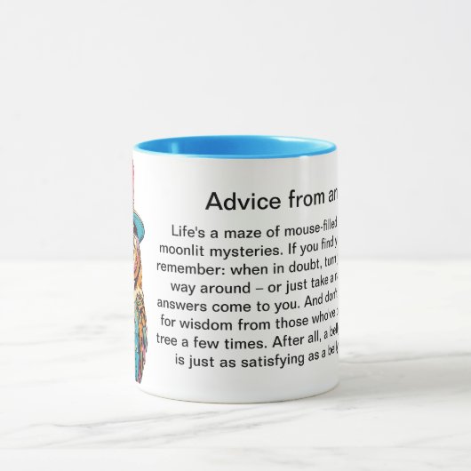 Mug Conseil Drôle D'Un Chouette (Centre)