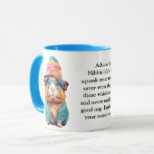 Mug Conseil Drôle D'Un Cochon De Guinée (Devant gauche)