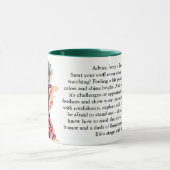 Mug Conseil Drôle D'Un Coq (Centre)