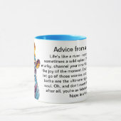 Mug Conseil Drôle D'Un Hippo (Centre)