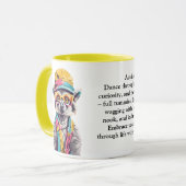 Mug Conseil Drôle D'Un Lemur (Devant gauche)