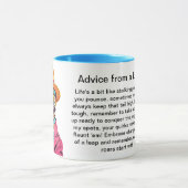 Mug Conseil Drôle D'Un Leopard (Centre)