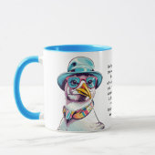 Mug Conseil Drôle D'Un Mouette (Gauche)