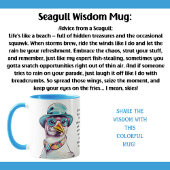 Mug Conseil Drôle D'Un Mouette