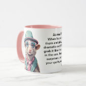 Mug Conseil Drôle D'Un Opossum (Devant gauche)