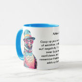 Mug Conseil Drôle D'Un Pigeon (Devant gauche)