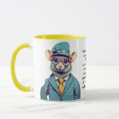 Mug Conseil Drôle D'Un Rat (Gauche)