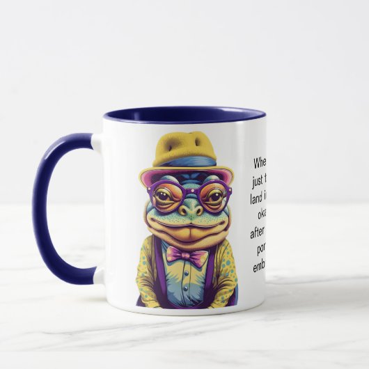 Mug Conseil Drôle D'Un Toad (Gauche)