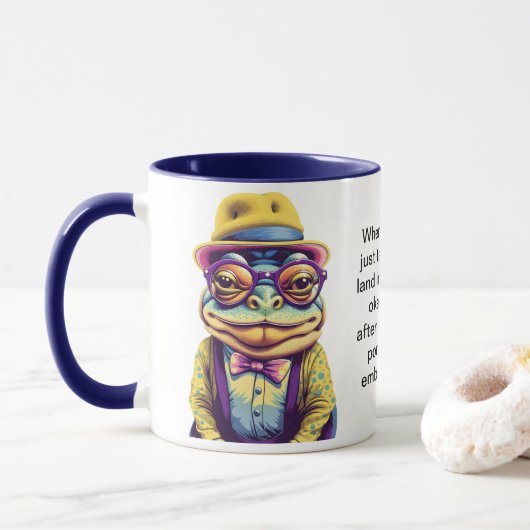 Mug Conseil Drôle D'Un Toad (Avec donut)