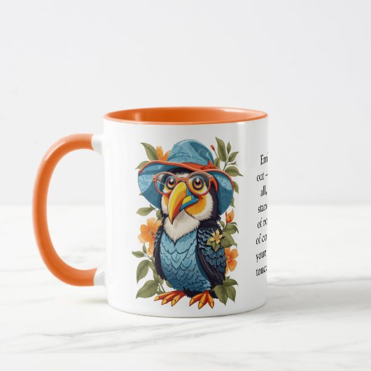 Mug Conseil Drôle D'Un Toucan (Gauche)