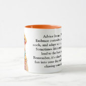Mug Conseil Drôle D'Un Weasel (Centre)