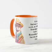 Mug Conseil Drôle D'Un Weasel (Devant gauche)