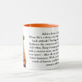Mug Conseil Drôle D'Une Capybara (Centre)