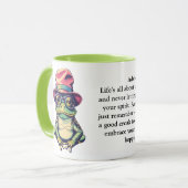 Mug Conseil Drôle D'Une Grenouille (Devant gauche)