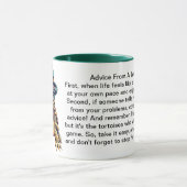 Mug Conseil Drôle D'Une Tortue (Centre)