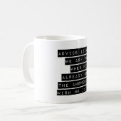 Mug Conseil Est Ce Que Nous Demandons (Devant gauche)