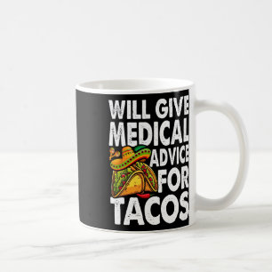 Mug Conseil Médicale Pour Tacos Mexicain Cinco De Mayo