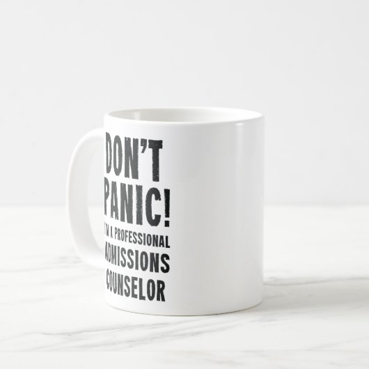 Mug Conseiller aux admissions (Devant gauche)