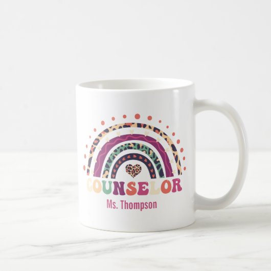 Mug Conseiller coloré personnalisé (Droite)