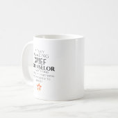 Mug Conseiller de deuil incroyable difficile à trouver (Devant gauche)