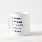 Mug conseiller de santé mentale, génial (Devant gauche)