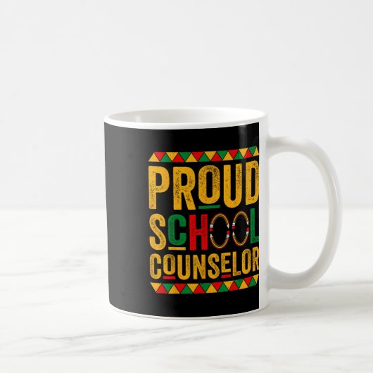 Mug Conseiller d'école fier - Mois de l'histoire des N (Droite)