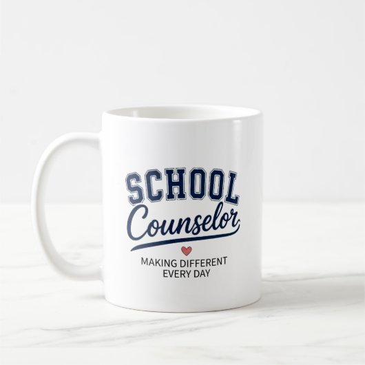 Mug Conseiller d'orientation faisant une différence ch (Gauche)