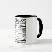 Mug Conseiller - Faits nutritionnels (Devant droit)