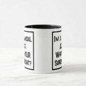 Mug Conseiller financier Super Talent. Deux tons (Centre)