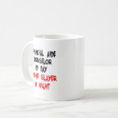 Mug Conseiller financier Zombie Slayer (Devant gauche)