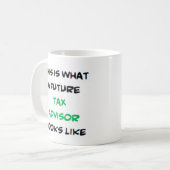 Mug conseiller fiscal, avenir (Devant gauche)