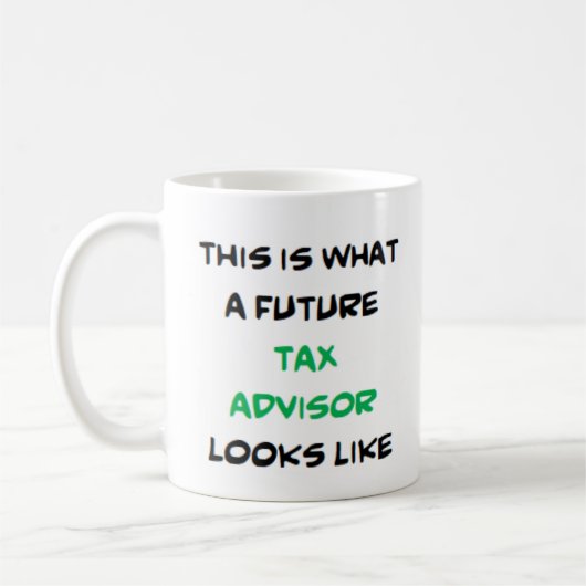Mug conseiller fiscal, avenir (Gauche)