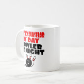 Mug Conseiller Génétique Aime le Bowling (Devant gauche)