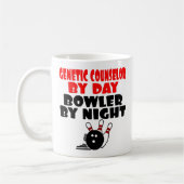 Mug Conseiller Génétique Aime le Bowling (Gauche)