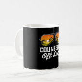 Mug Conseiller Lunettes de soleil hors service Dernier (Devant gauche)