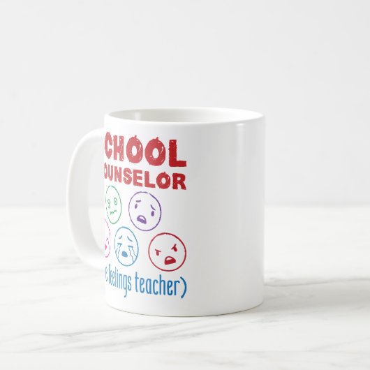 Mug Conseiller scolaire (l'enseignant des sentiments) (Devant gauche)