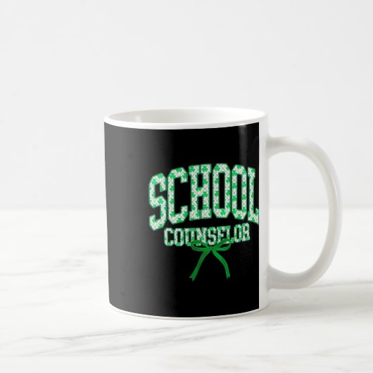 Mug Conseiller Scolaire Saint-Patrick Coquette Bow Cou (Droite)